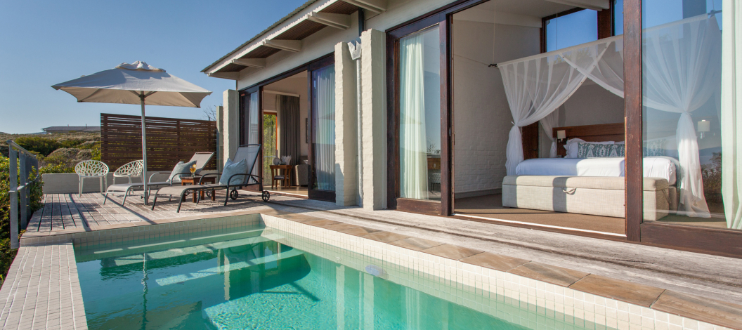 Luxury pool suite at Forest Lodge